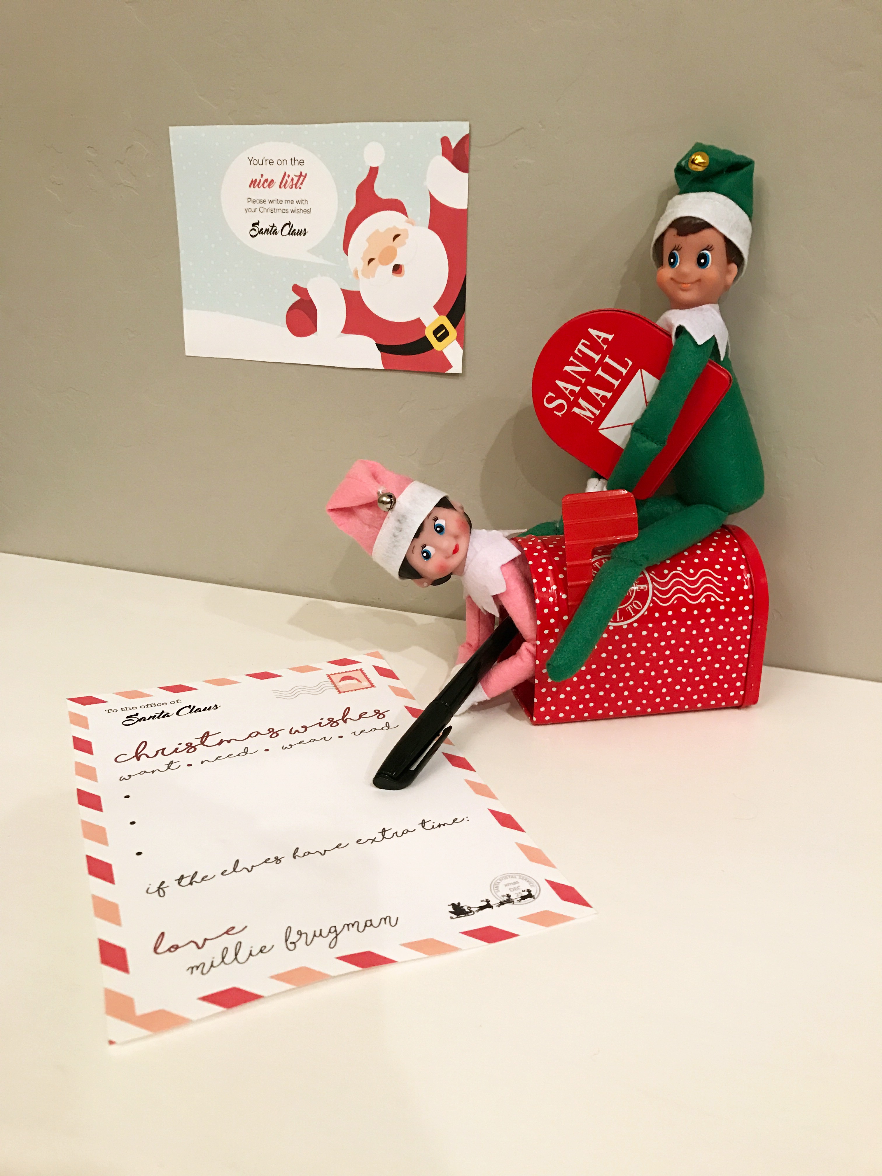 Santa Letter Free Printable Elf On The Shelf Ali Brugman Blog